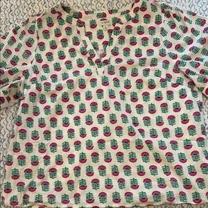 J. Crew Factory Floral Print Top